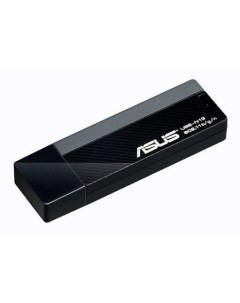 Wi Fi адаптер Asus USB N13 N300 Черный
