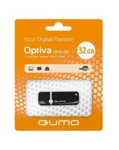 Флешка Qumo Optiva 02 USB 2 0 QM32GUD OP2 BLACK 32Gb Черная