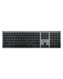 Клавиатура Oklick 890S grey USB беспроводная slim