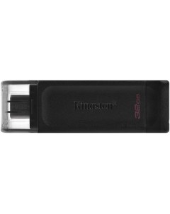 Флешка Kingston DataTraveler 70 USB C DT70 64Gb Черная