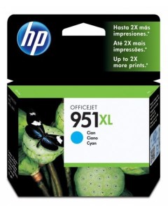 Картридж струйный HP 951XL CN046AE голубой 1500стр для OJ Pro 8100 8600 Hp