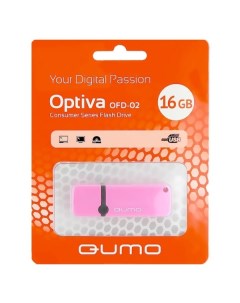 Флешка Qumo Optiva 02 QM16GUD OP2 PINK 16Gb Розовая
