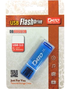 Флешка Dato DB8002U3B 32G USB 3 0 32Gb Синяя