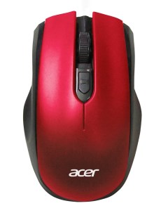 Мышь Acer OMR032 черный красный оптическая беспроводная