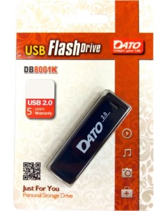Флешка Dato USB 2 0 DB8001K 08G 8Gb Черная