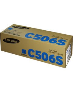 Тонер Samsung CLT C506S SU049A голубой для CLP 680 CLX 6260 1500стр