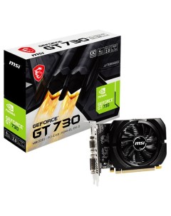 Видеокарта MSI GeForce GT 730 4Gb N730K 4GD3 OCV1 Msi