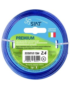 Леска для триммера Premium Алюминиум 555010 круг 2 4 мм 15 м Siat