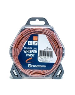 Леска для триммера Whisper Twist 5976691 20 спираль 2 4 мм 12 м Husqvarna