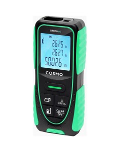 Дальномер лазерный Cosmo 60 GREEN А00629 с функцией уклономера зеленый Ada