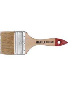 Кисть флейцевая 30 0015 75 мм деревянная ручка Master color