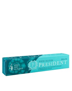 Паста зубная Four Calcium 50 RDA 75 гр President