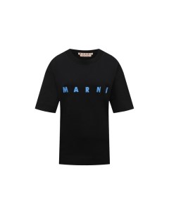 Хлопковая футболка Marni