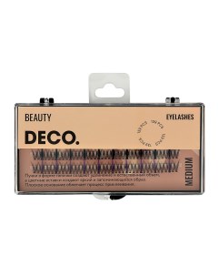 Пучки ресниц COLOR с плоским основанием mix color Deco