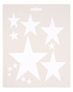 Трафарет для рисования Звёзды 25 х 22 см Невская палитра