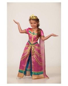 Карнавальный костюм Жасмин платье корона р 28 рост 110 см Batik