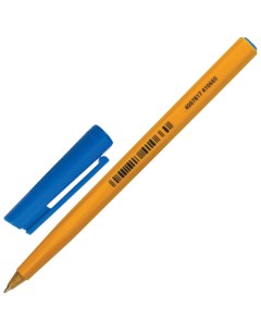 Ручка шариковая Германия Stick синяя корпус желтый узел 0 8 мм линия письма 0 25 мм Staedtler