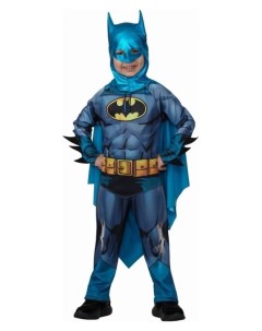 Карнавальный костюм Бэтмэн 2 без мускулов серо синий р 104 52 Batik