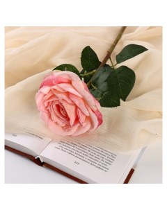 Цветы искусственные Роза эстетик 10х49 см розовый Nnb