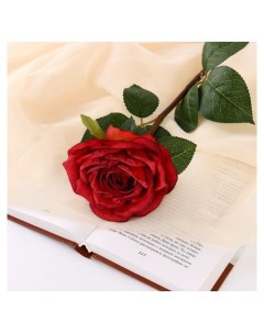 Цветы искусственные Роза эстетик 10х49 см красный Nnb