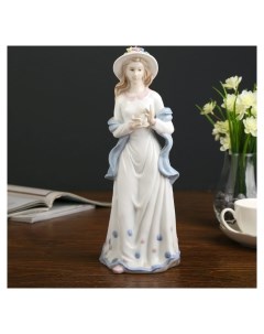 Сувенир керамика Девушка с голубем в руках 31х10 5х12 см Nnb