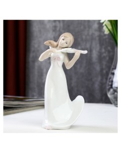 Сувенир керамика Девушка ангел скрипачка 15х9х7 5 см Nnb