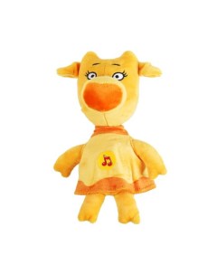 Мягкая игрушка озвученная Оранжевая корова Зо 22 см Мульти-пульти