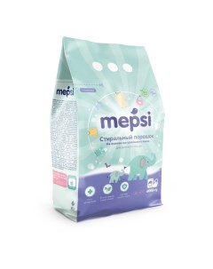 Стиральный порошок на основе натурального мыла для детского белья 6 кг Mepsi