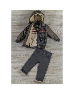 Комплект для мальчика демисезонный утепленный куртка джемпер брюки G KOMM18 27 Cascatto