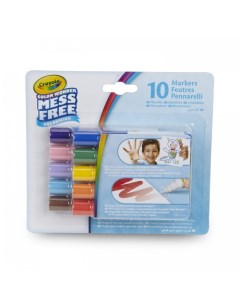 Мини маркеры Color Wonder 10 цветов Crayola