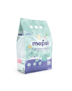 Стиральный порошок на основе натурального мыла для детского белья 4 кг Mepsi