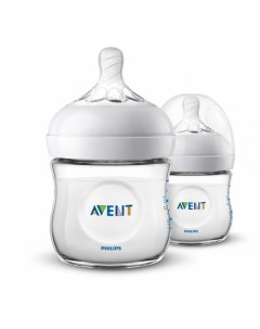 Бутылочка для кормления Natural с 0 мес 125 мл 2 шт SCF030 27 Philips avent