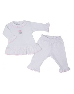 Пижама для девочки топ брючки Tiny Polar Bears Magnolia baby