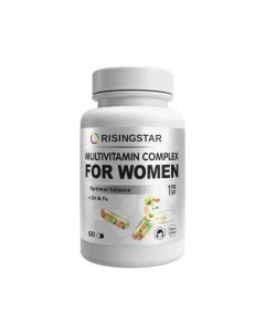 БАД Поливитаминный минеральный комплекс В МИН для женщин 1000 мг таблетки 60 шт Risingstar