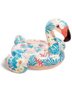 Надувной матрас плот для плавания Тропический Фламинго Intex