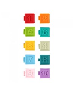 Развивающая игрушка Набор кубиков Цифры 10 шт Haunger