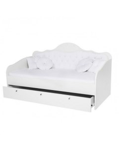 Подростковая кровать диван Princess Фея со стразами Сваровски без ящика и матраса 190x90 см Abc-king