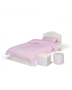 Подростковая кровать Princess 1 со стразами Сваровски без ящика и матраса 160x90 см Abc-king