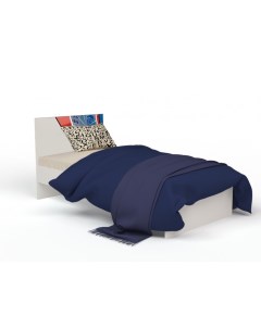 Подростковая кровать Человек паук с рисунком без ящика 190x90 см Abc-king