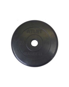 Диск обрезиненный Atlet d 51 25 кг Mb barbell