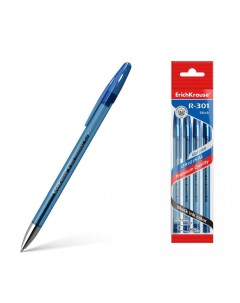 Ручка гелевая R 301 Original Gel 0 5 4 шт 5 упаковок Erich krause