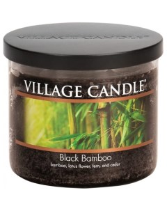 Ароматическая свеча Черный Бамбук чаша средняя Village candle