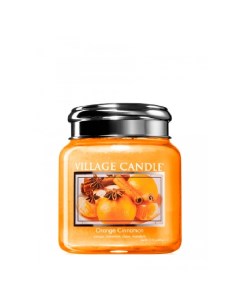Ароматическая свеча маленькая Апельсин с Корицей Village candle