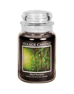 Ароматическая свеча большая Черный Бамбук Village candle