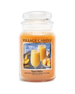 Ароматическая свеча большая Персиковый Коктейль Village candle