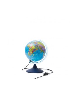 Глобус Земли интерактивный политический с подсветкой и очками VR 210 мм Globen