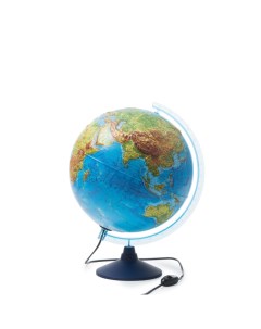 Интерактивный глобус политический рельефный с подсветкой 210 мм INT12100300 Globen