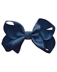 Заколка зажим Boutique Bow средняя Colored Glitter Milledeux