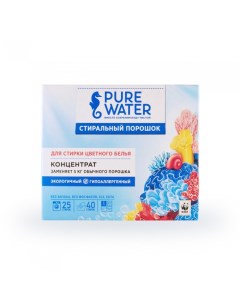 Стиральный порошок для цветного белья 800 г Pure water