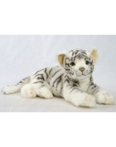 Мягкая игрушка Детеныш белого тигра лежащий 36 см Hansa